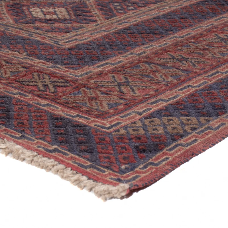 Kelim Afghan Teppich 150x187cm - mehrfarbig