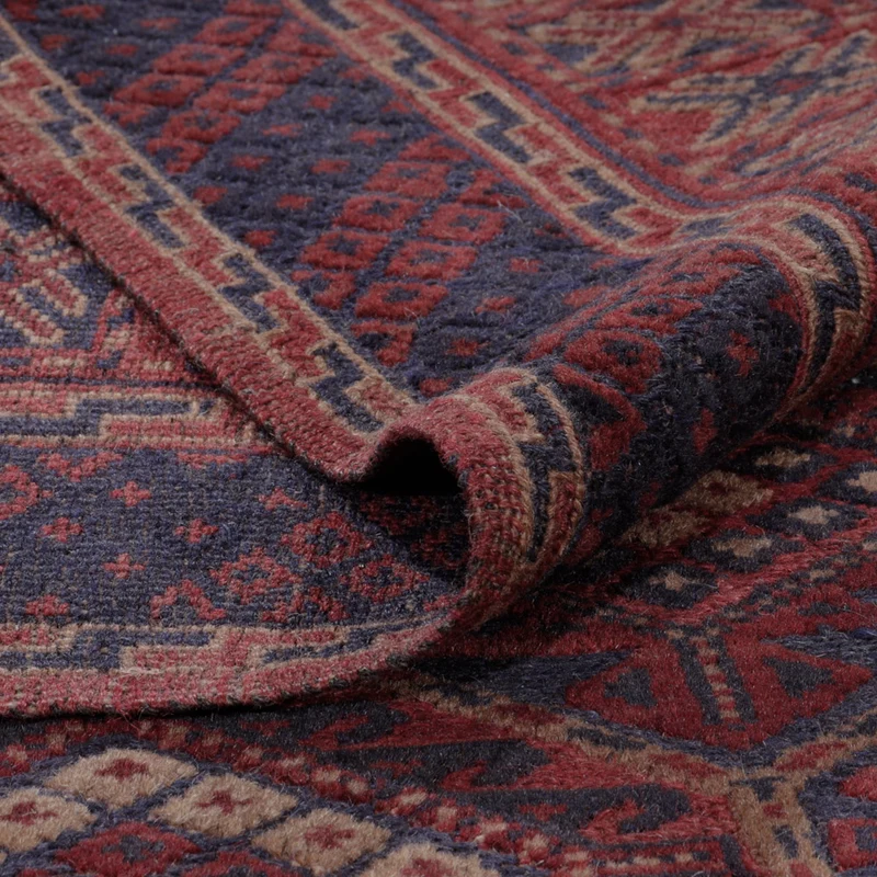 Kelim Afghan Teppich 150x187cm - mehrfarbig