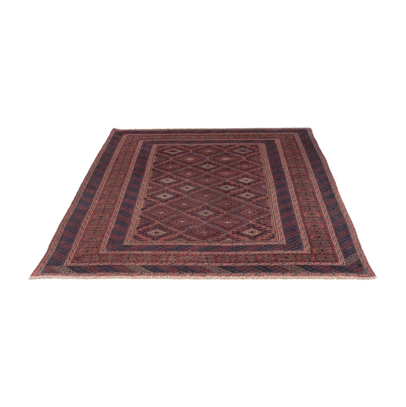 Kelim Afghan Teppich 150x187cm - mehrfarbig