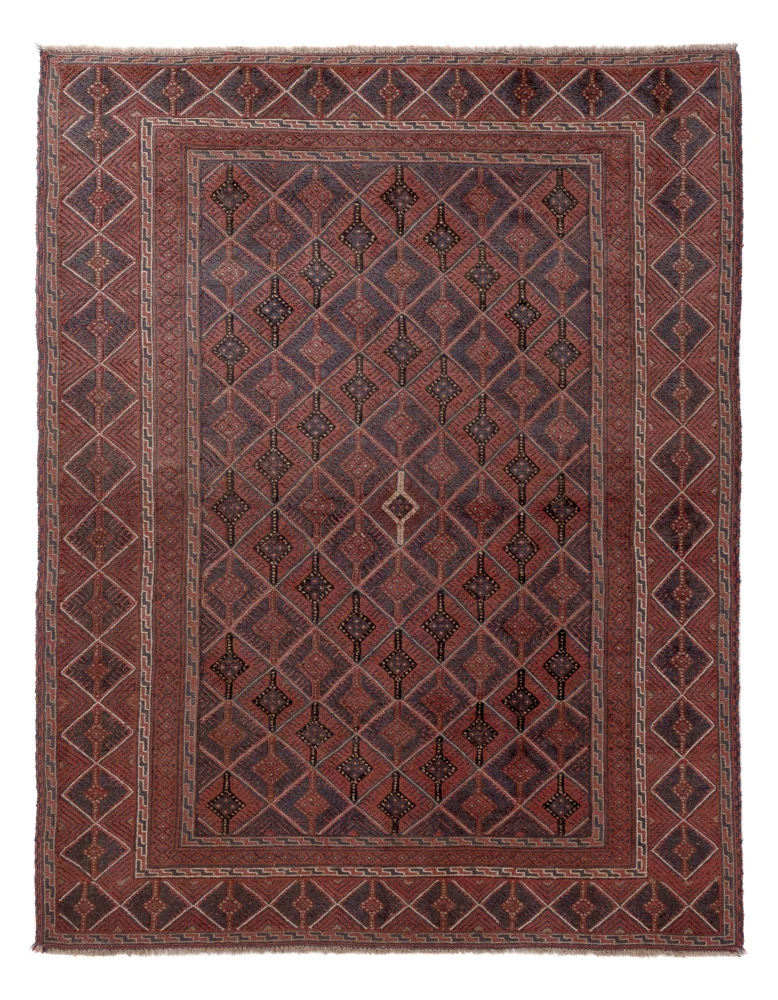 Kelim Afghan Teppich 145x190cm - mehrfarbig