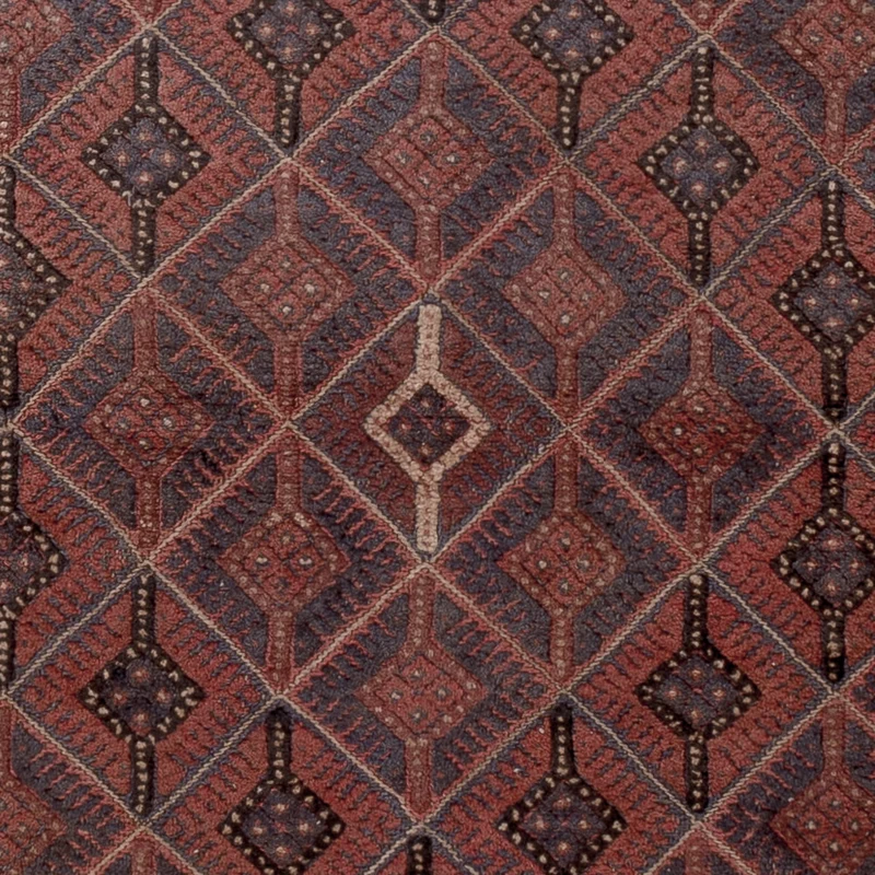 Kelim Afghan Teppich 145x190cm - mehrfarbig