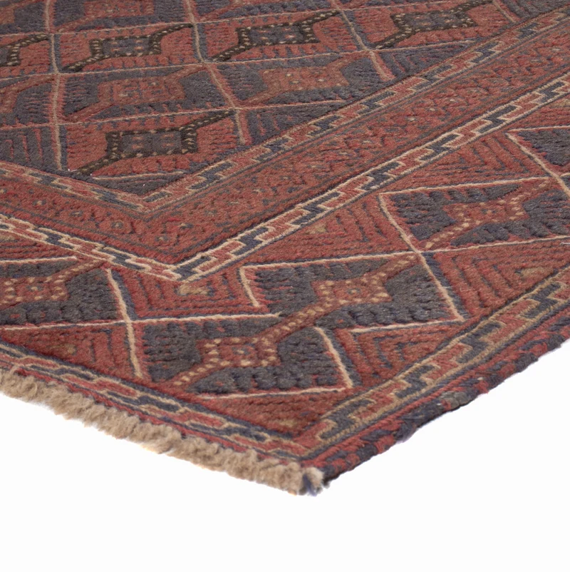 Kelim Afghan Teppich 145x190cm - mehrfarbig