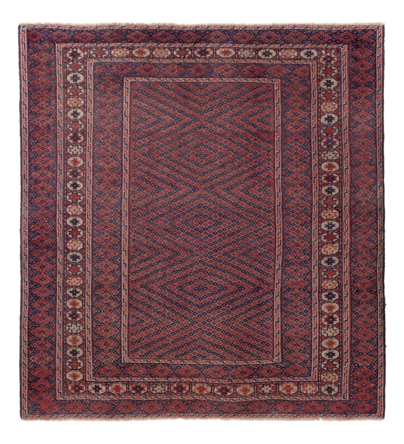 Kelim Afghan Teppich 156x177cm - mehrfarbig