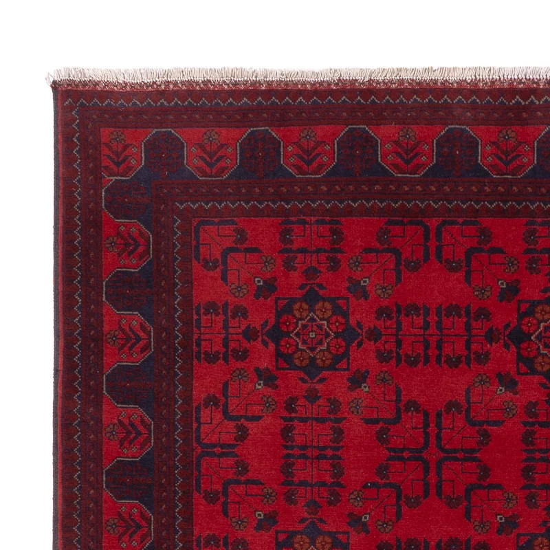 Afghan Teppich - Kunduz - 173 x 243 cm - rot