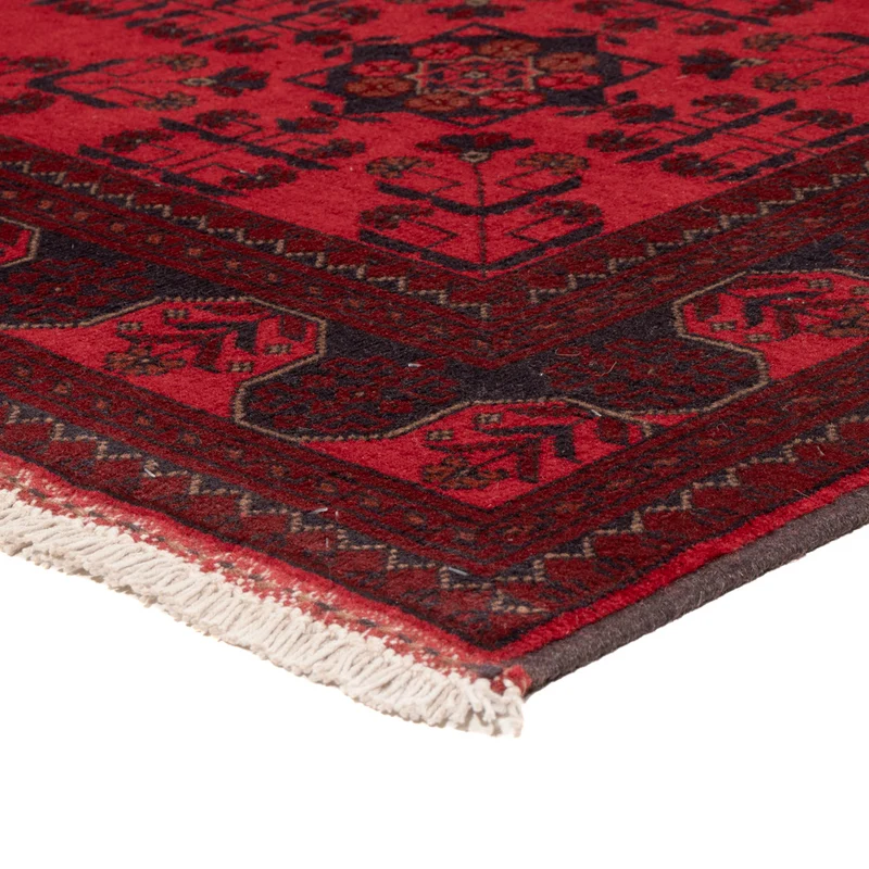 Afghan Teppich - Kunduz - 173 x 243 cm - rot