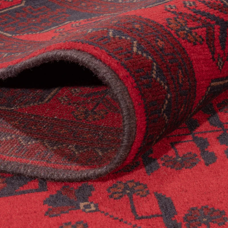 Afghan Teppich - Kunduz - 173 x 243 cm - rot