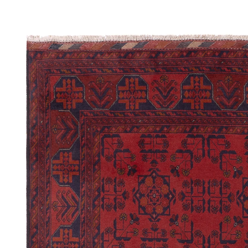 Afghan Teppich - Kunduz - 176 x 238 cm - rot