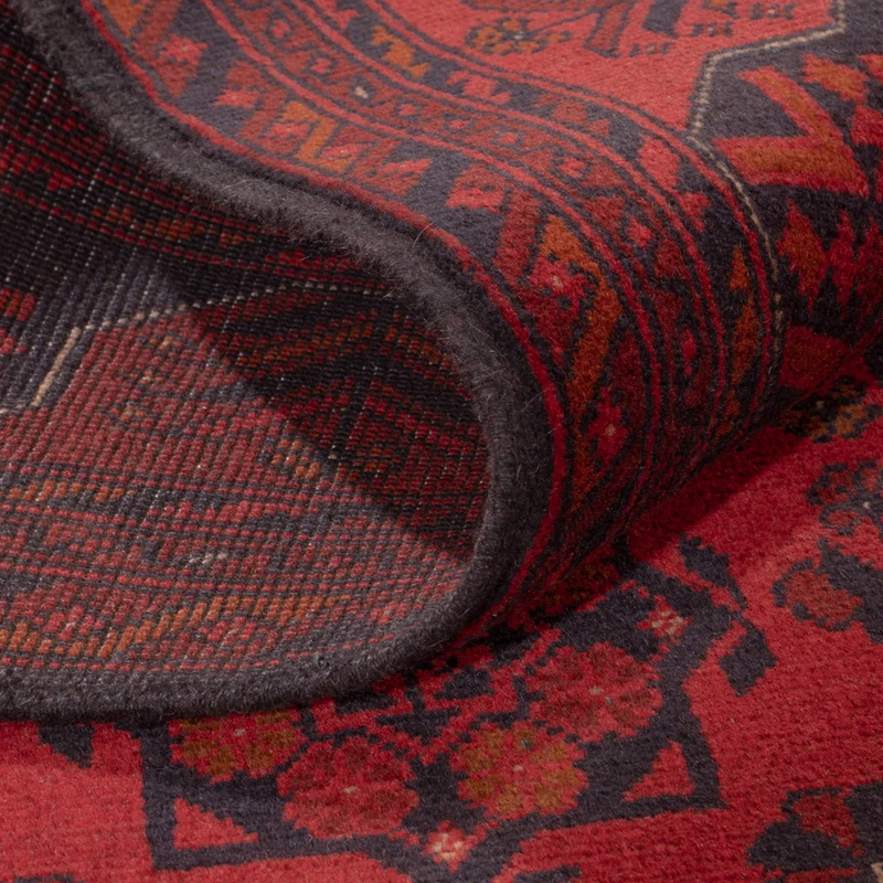 Afghan Teppich - Kunduz - 176 x 238 cm - rot