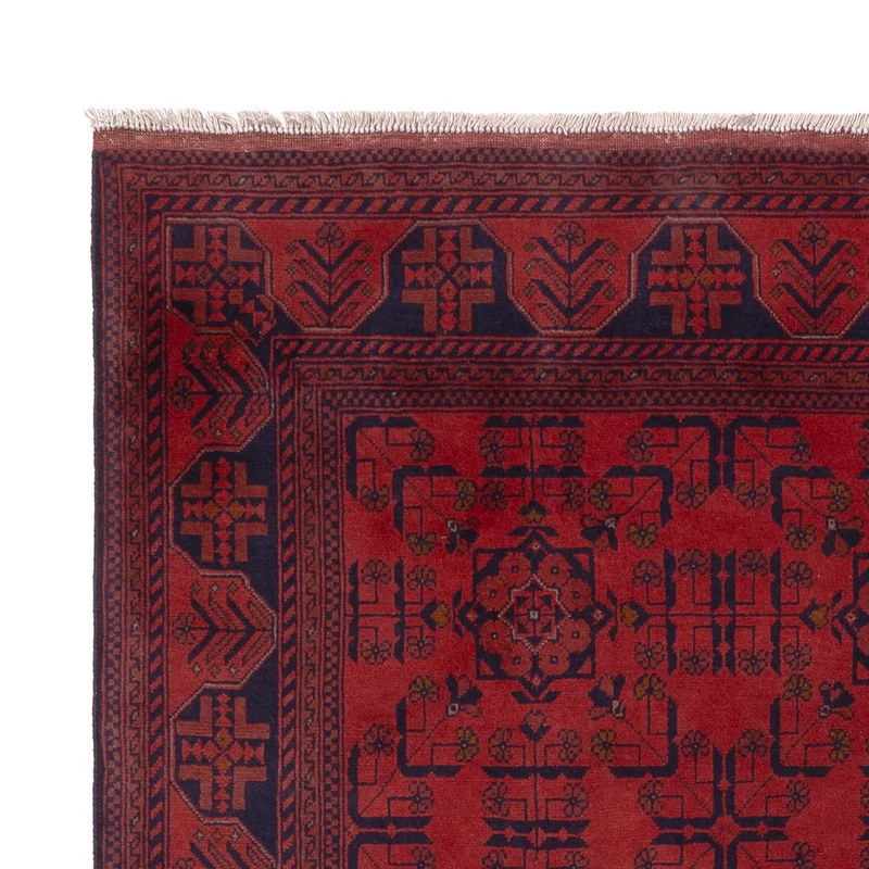 Afghan Teppich - Kunduz - 175 x 236 cm - rot