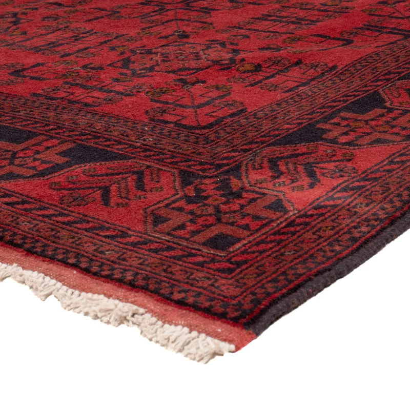 Afghan Teppich - Kunduz - 175 x 236 cm - rot