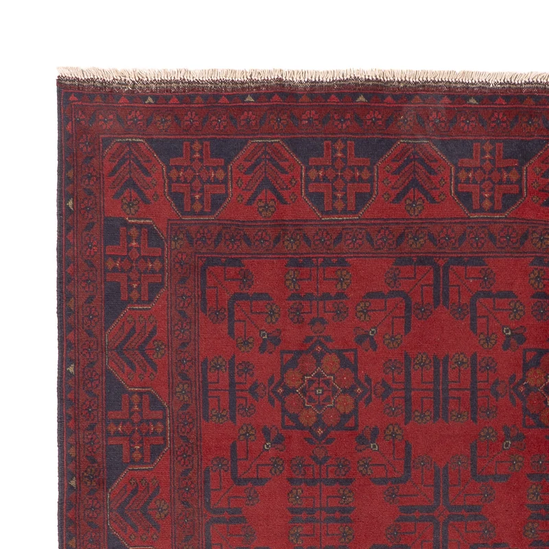 Afghan Teppich - Kunduz - 178 x 234 cm - rot