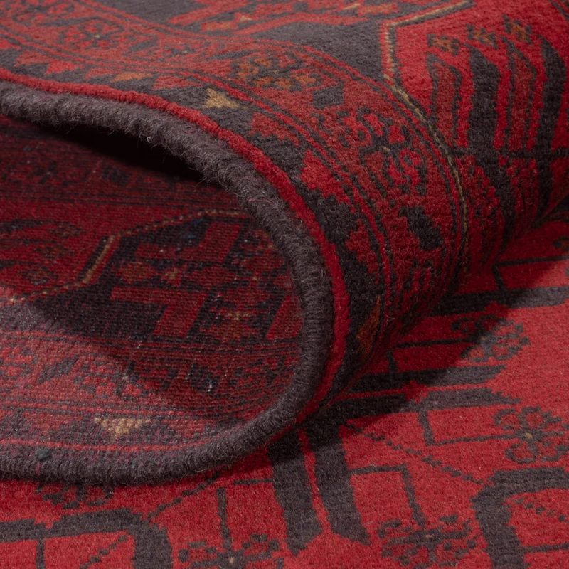 Afghan Teppich - Kunduz - 178 x 234 cm - rot