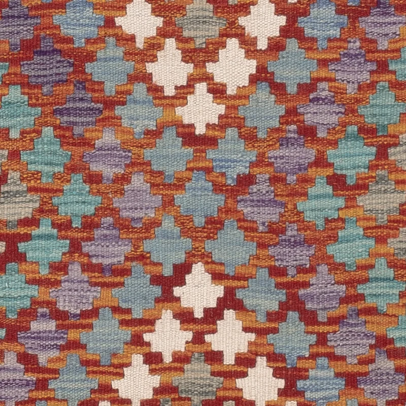 Kelim Teppich - Splash - 83 x 139 cm - mehrfarbig