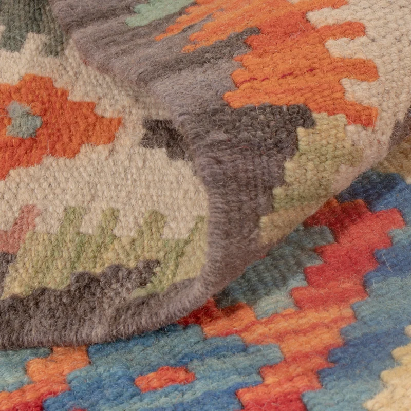 Kelim Maimene Teppich 83x124cm - mehrfarbig