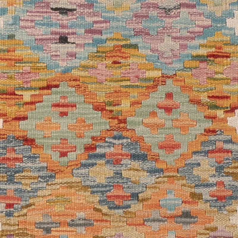 Kelim Maimene Teppich 84x124cm - mehrfarbig