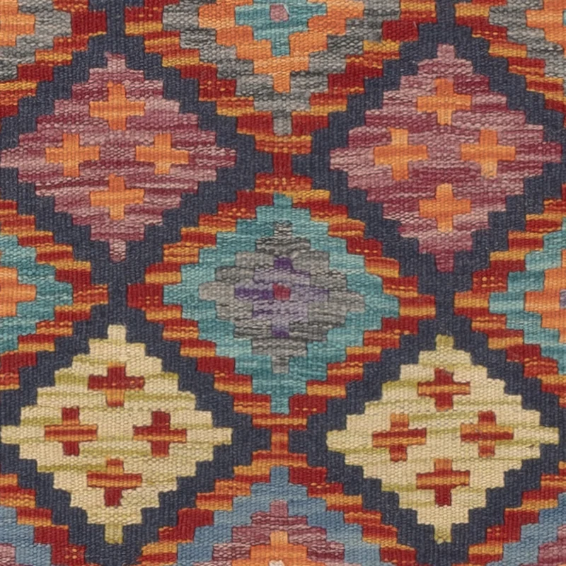 Kelim Maimene Teppich 82x124cm - mehrfarbig