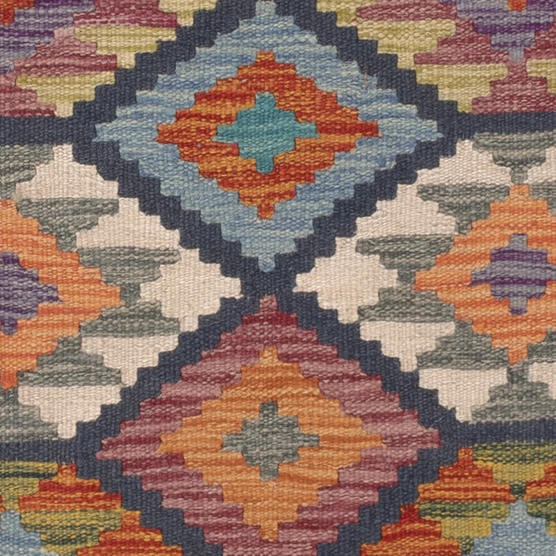 Kelim Maimene Teppich 83x130cm - mehrfarbig