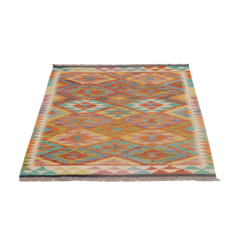 Kelim Maimene Teppich 83x122cm - mehrfarbig