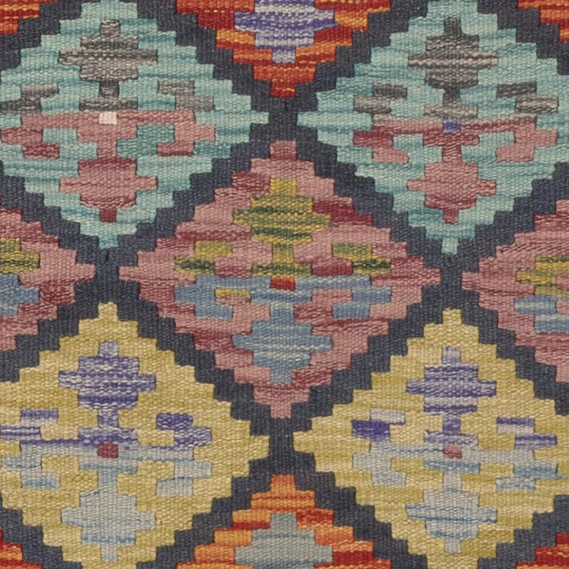 Kelim Maimene Teppich 86x123cm - mehrfarbig