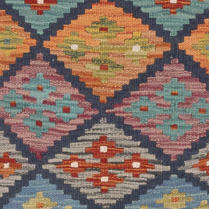 Kelim Maimene Teppich 78x131cm - mehrfarbig