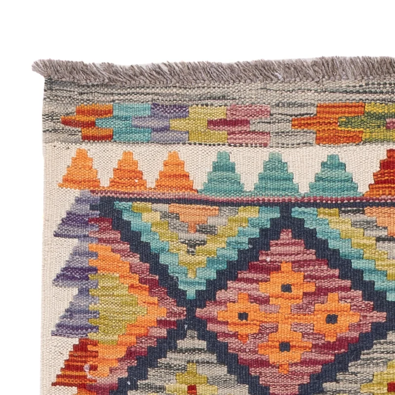 Kelim Maimene Teppich 78x131cm - mehrfarbig
