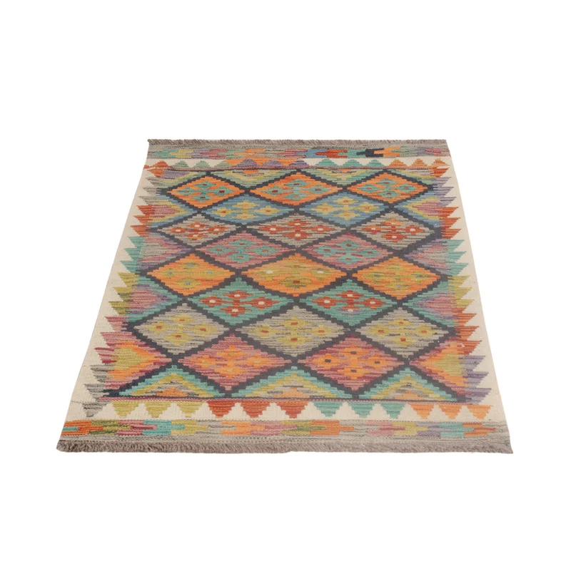 Kelim Maimene Teppich 78x131cm - mehrfarbig
