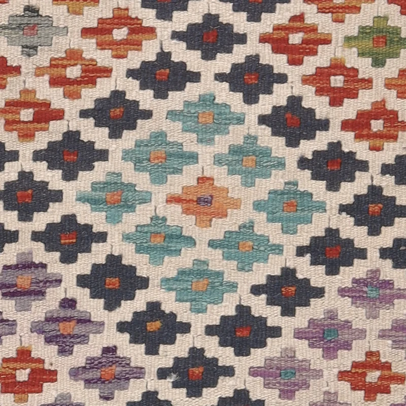 Kelim Maimene Teppich 87x126cm - mehrfarbig