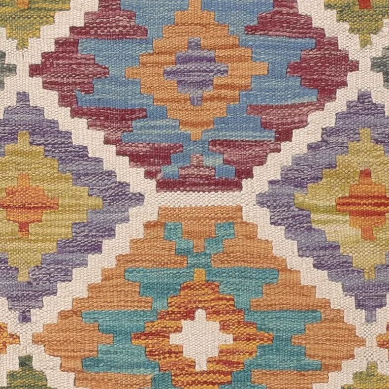 Kelim Maimene Teppich 79x127cm - mehrfarbig