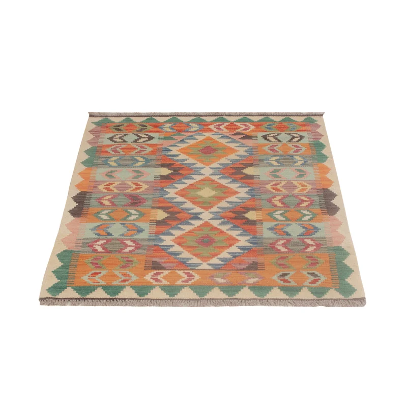 Kelim Maimene Teppich 82x118cm - mehrfarbig