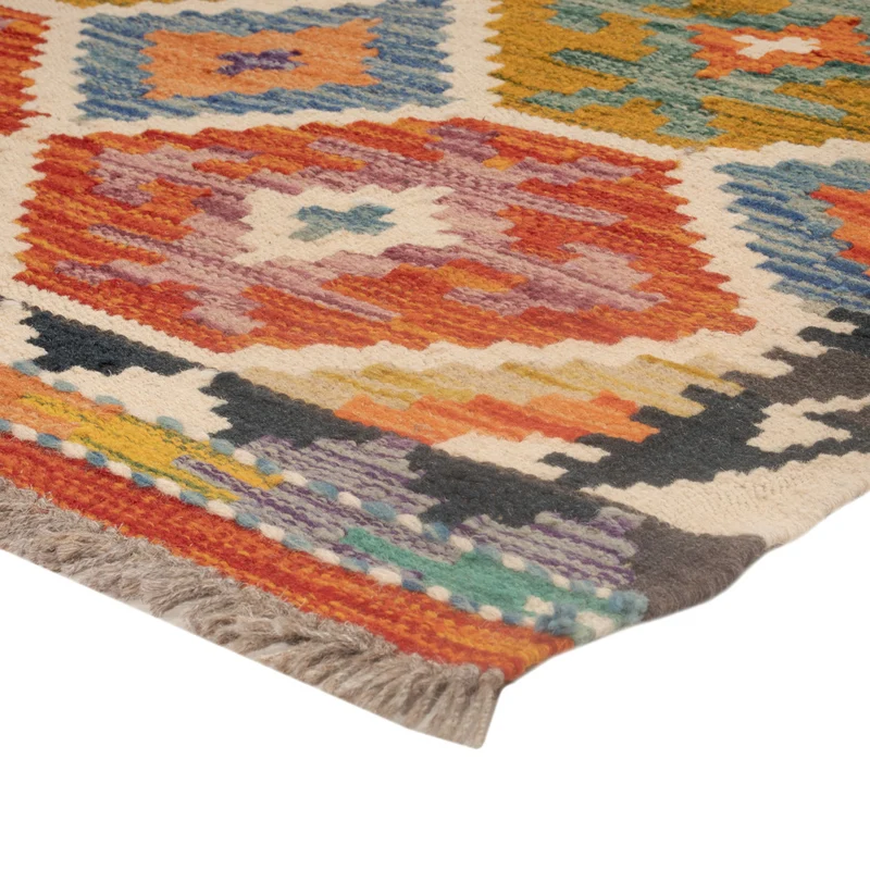 Kelim Teppich - Splash - 79 x 125 cm - mehrfarbig
