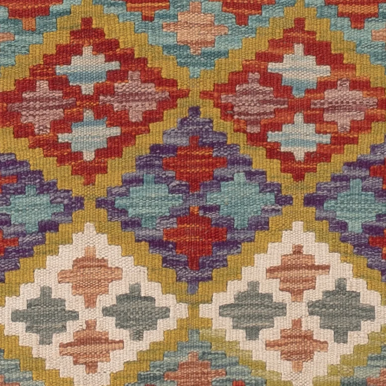 Kelim Maimene Teppich 80x119cm - mehrfarbig