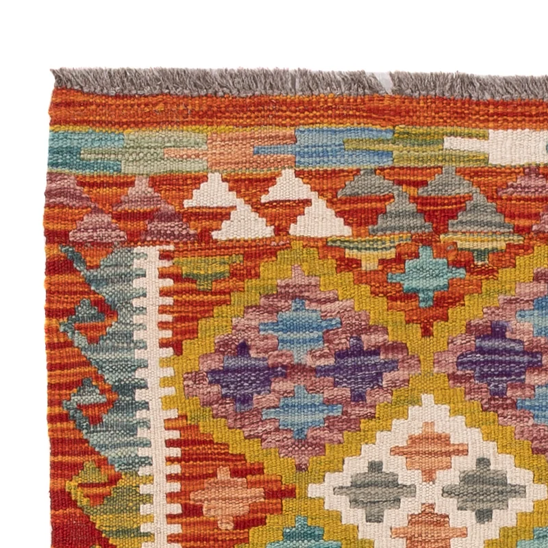 Kelim Maimene Teppich 80x119cm - mehrfarbig