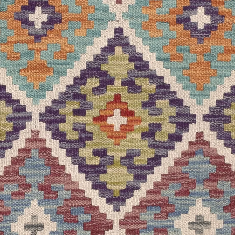 Kelim Maimene Teppich 81x122cm - mehrfarbig