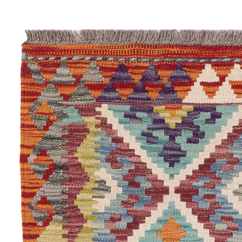 Kelim Maimene Teppich 81x122cm - mehrfarbig
