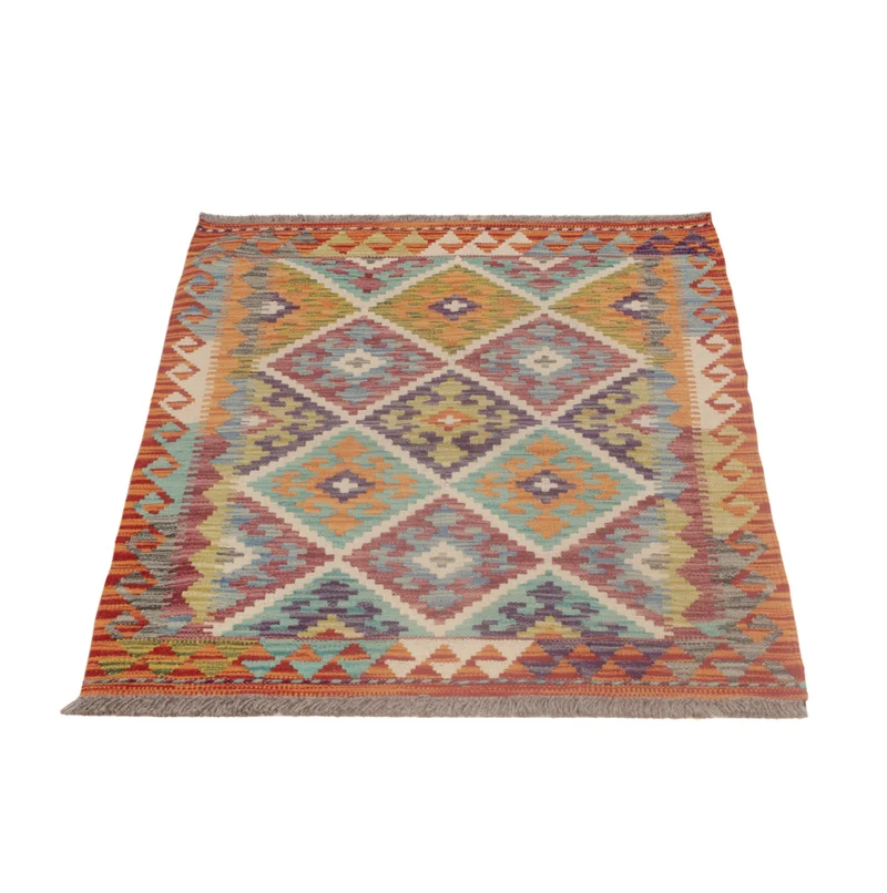 Kelim Maimene Teppich 81x122cm - mehrfarbig
