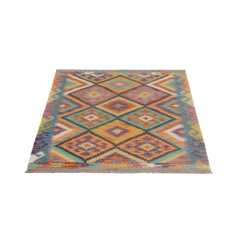 Kelim Maimene Teppich 82x120cm - mehrfarbig