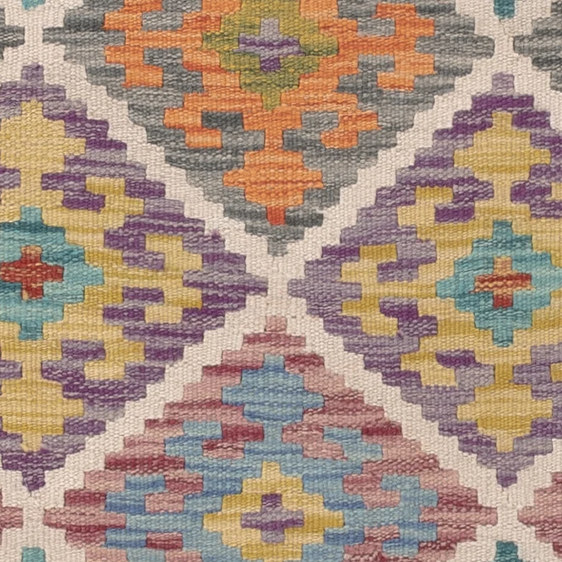 Kelim Maimene Teppich 80x123cm - mehrfarbig