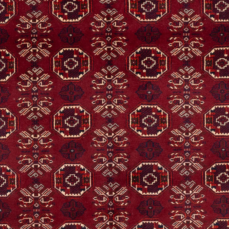 Buchara Teppich 188x280cm - Orientteppich - dunkelrot