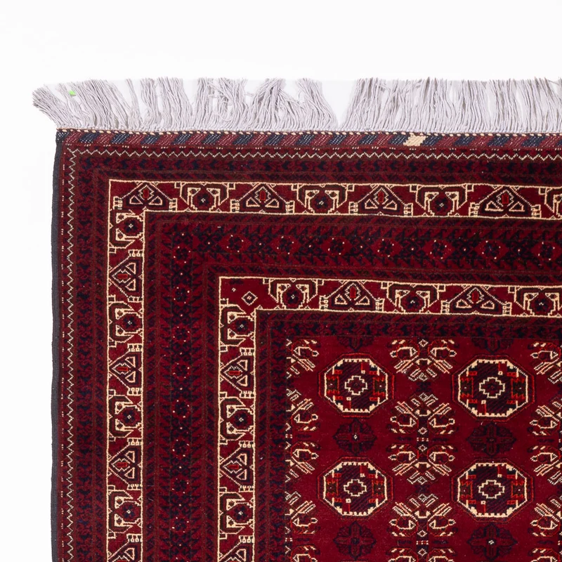 Buchara Teppich 188x280cm - Orientteppich - dunkelrot