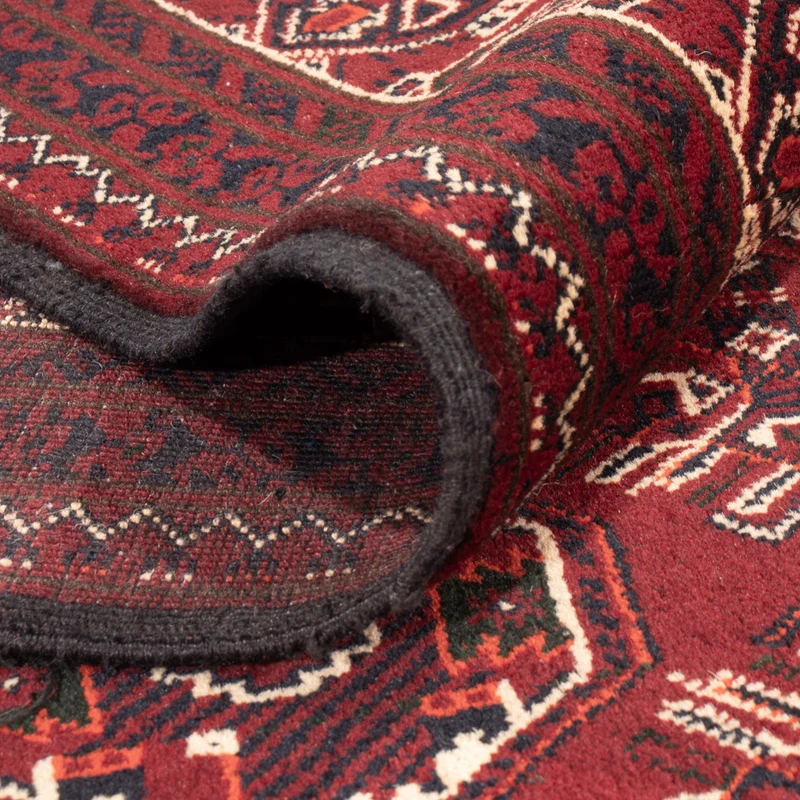 Buchara Teppich 188x280cm - Orientteppich - dunkelrot