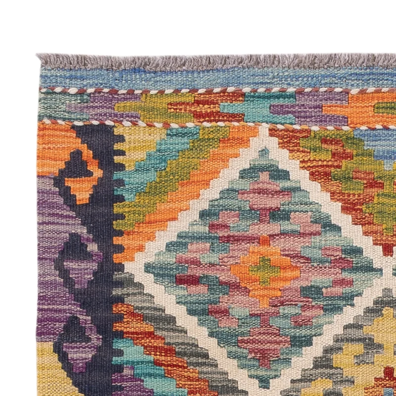Kelim Maimene Teppich 81x122cm - mehrfarbig