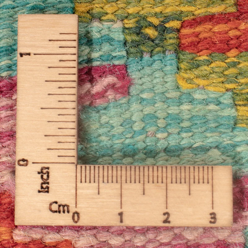 Kelim Maimene Teppich 77x124cm - mehrfarbig