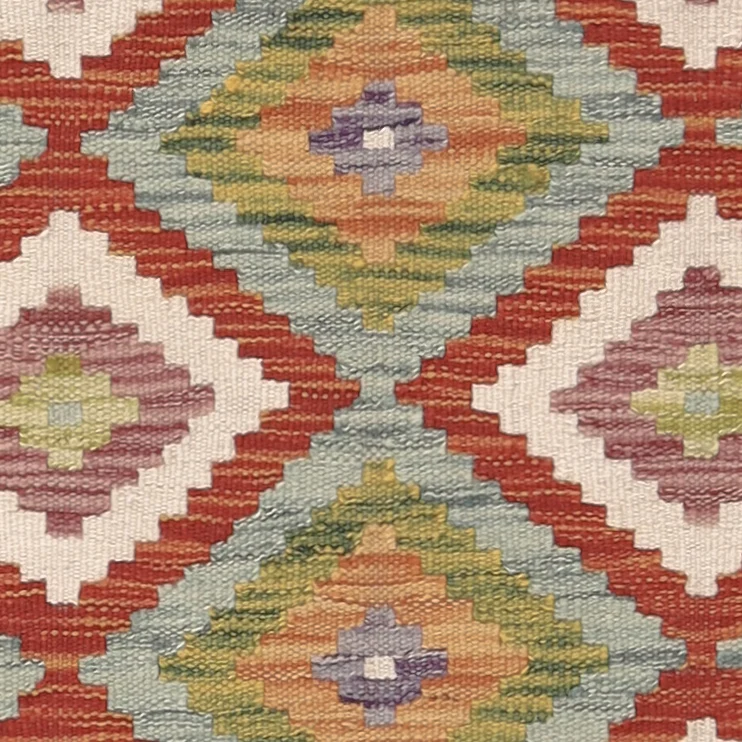 Kelim Maimene Teppich 84x108cm - mehrfarbig