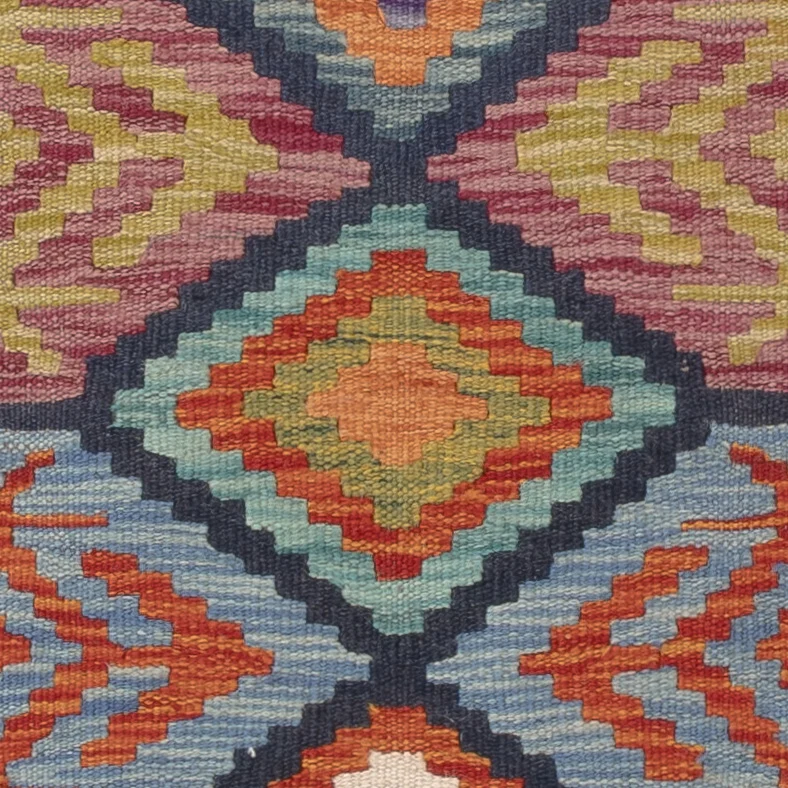 Kelim Maimene Teppich 83x118cm - mehrfarbig