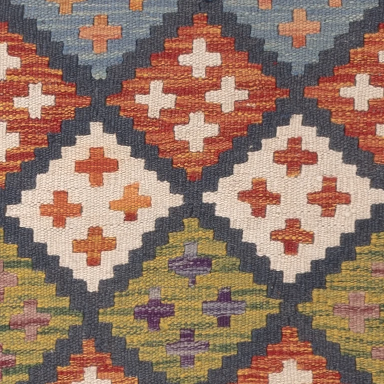 Kelim Maimene Teppich 82x114cm - mehrfarbig