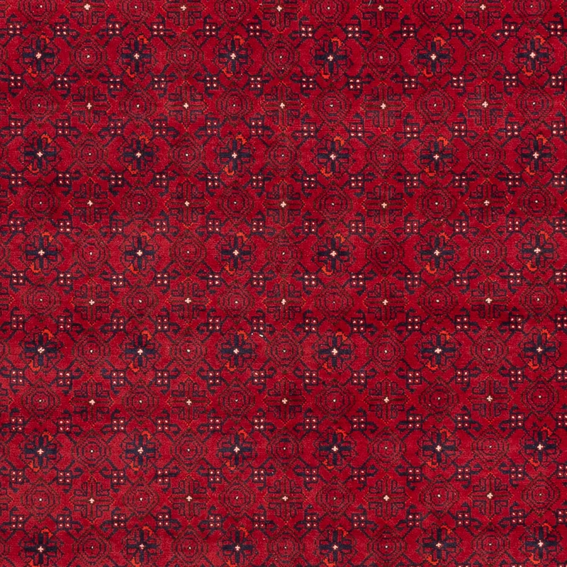 Afghan Teppich 193x296cm - Orientteppich - rot
