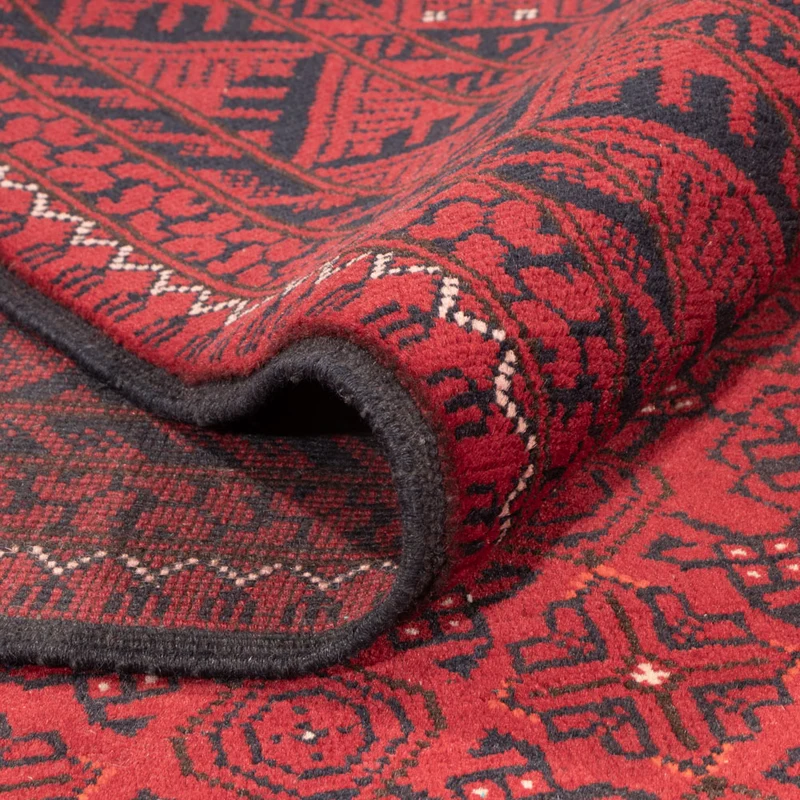 Afghan Teppich 193x296cm - Orientteppich - rot