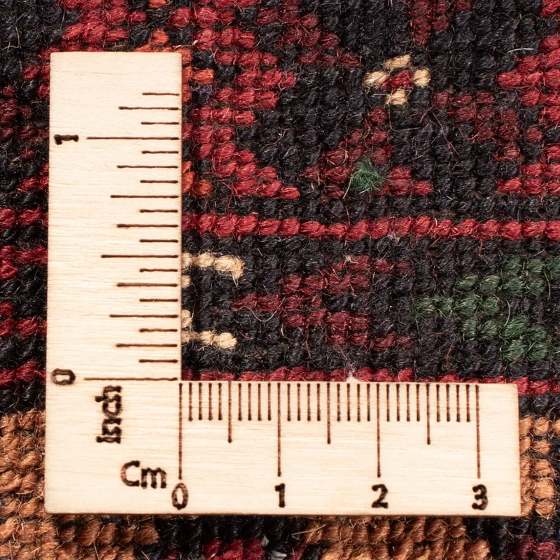 Afghan Teppich 199x284cm - Orientteppich - dunkelbeige