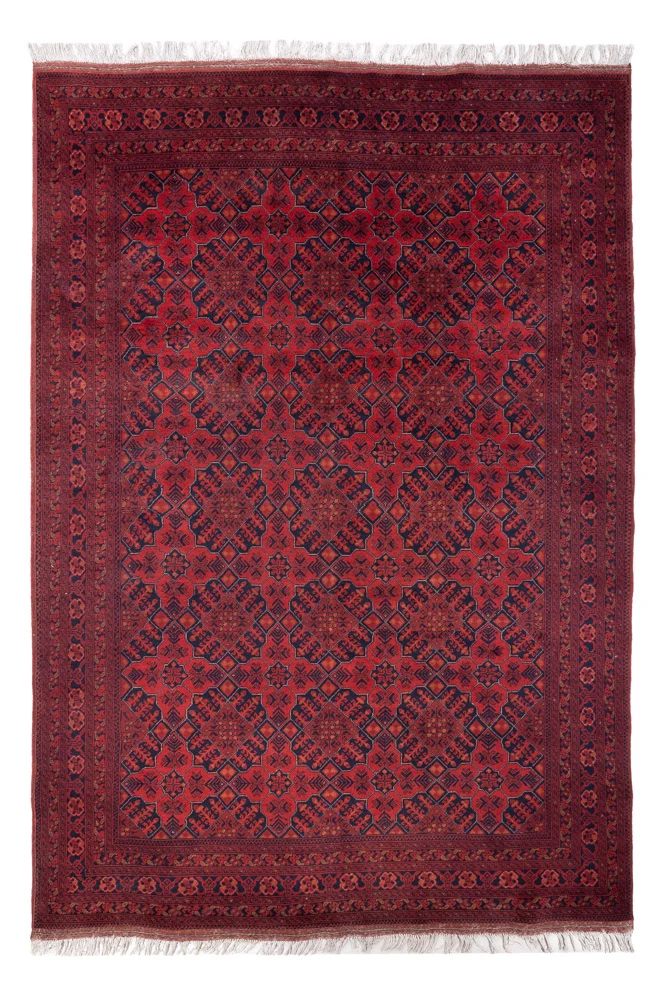 Afghan Teppich 193x288cm - Orientteppich - rot