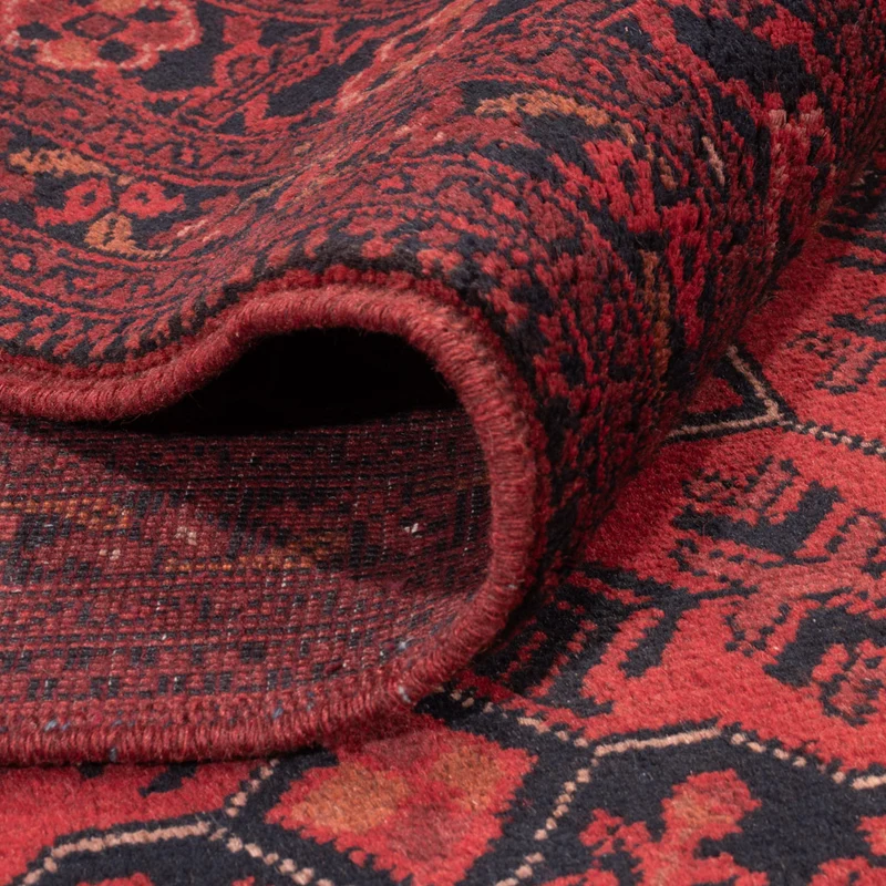 Afghan Teppich 193x288cm - Orientteppich - rot
